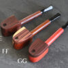Exotic Wood Swivel Lid Pipe