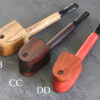 Exotic Wood Swivel Lid Pipe