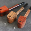 Exotic Wood Swivel Lid Pipe