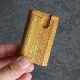 3″ & 4″ Mahogany Dugouts- Swivel Lid- One Hitter Pipe included