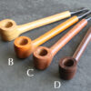 5.5" Exotic Wood Pipe-L37 MOROCCAN- Handcrafted Smoking pipe