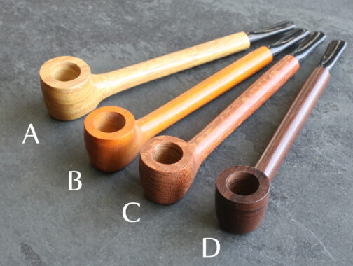 5.5" Exotic Wood Pipe-L37 MOROCCAN- Handcrafted Smoking pipe