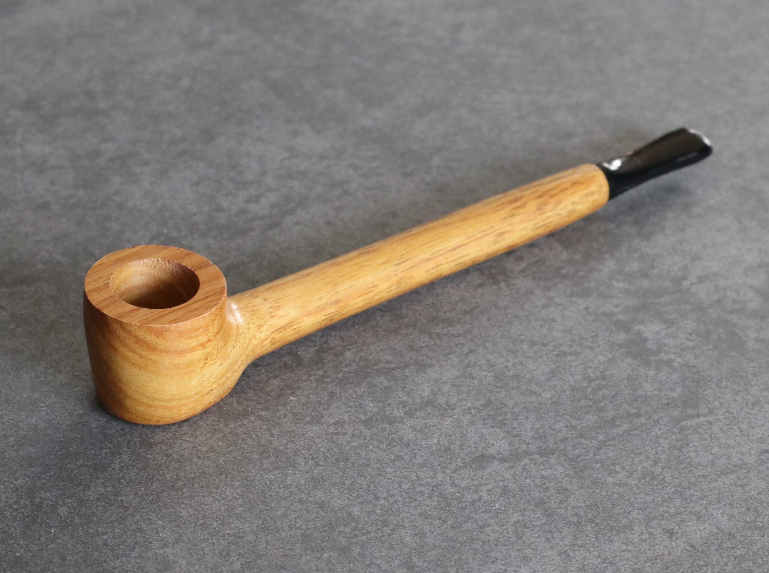 Blonde Teak Wood Pipe