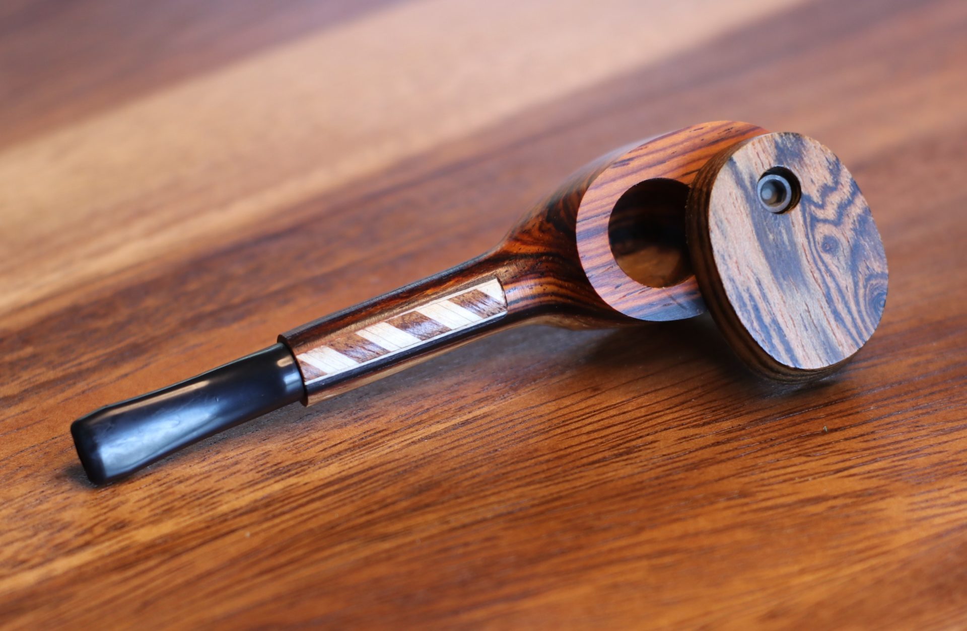 Exotic Wood Swivel Lid Pipes