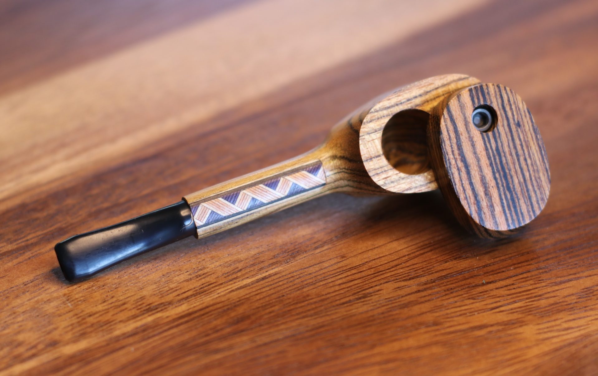 Exotic Wood Swivel Lid Pipes