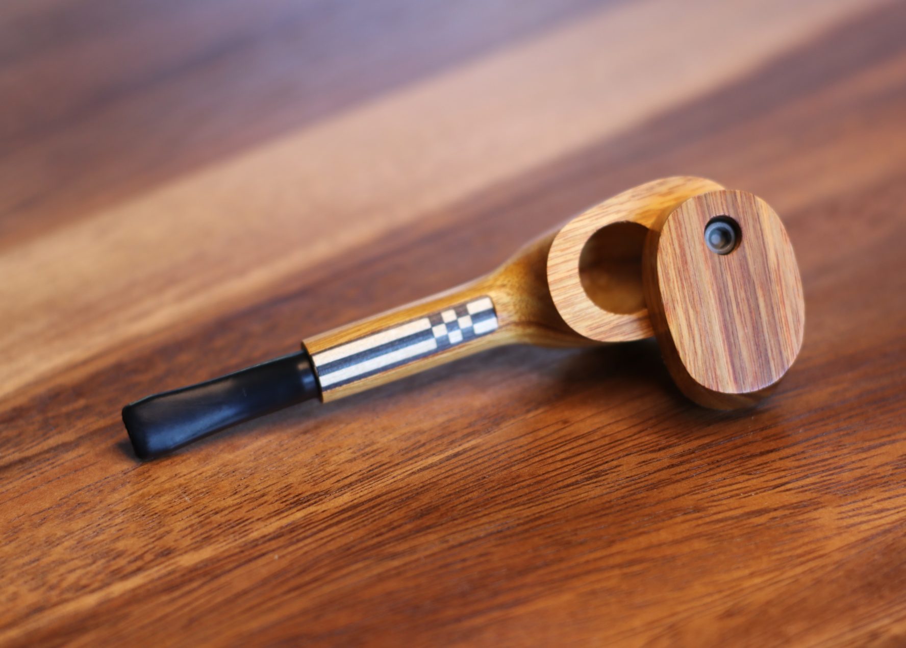 Exotic Wood Swivel Lid Pipes