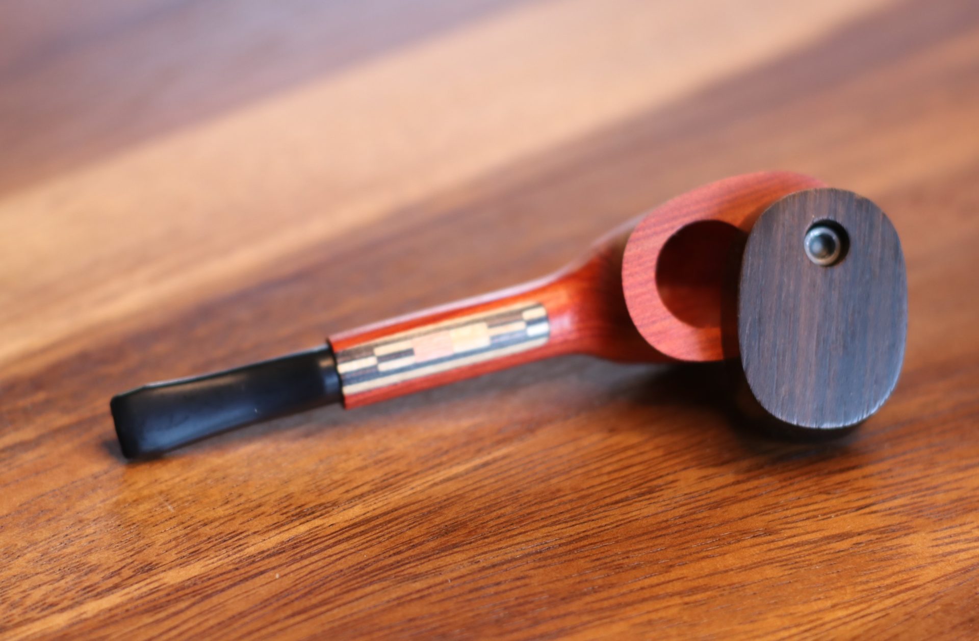 Exotic Wood Swivel Lid Pipes