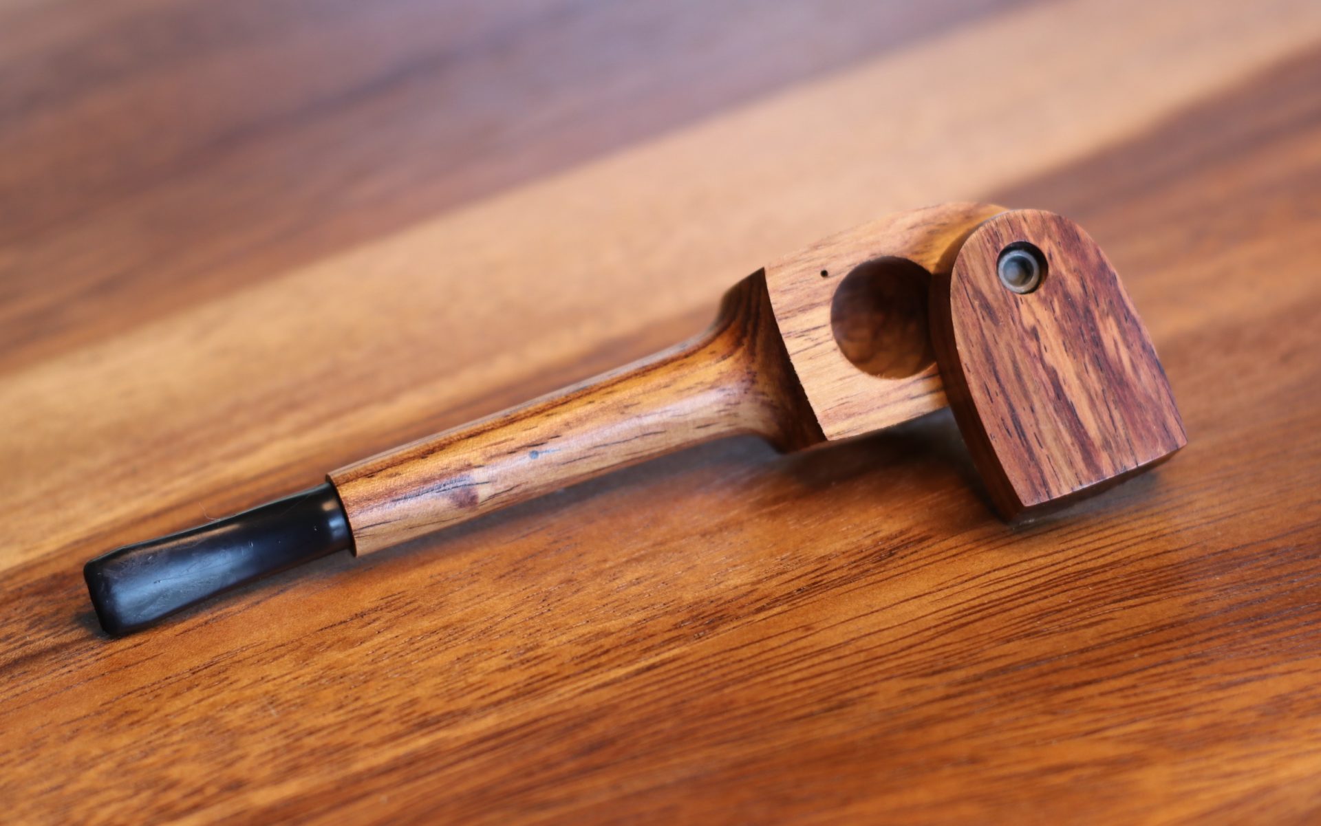 Exotic Wood Swivel Lid Pipes