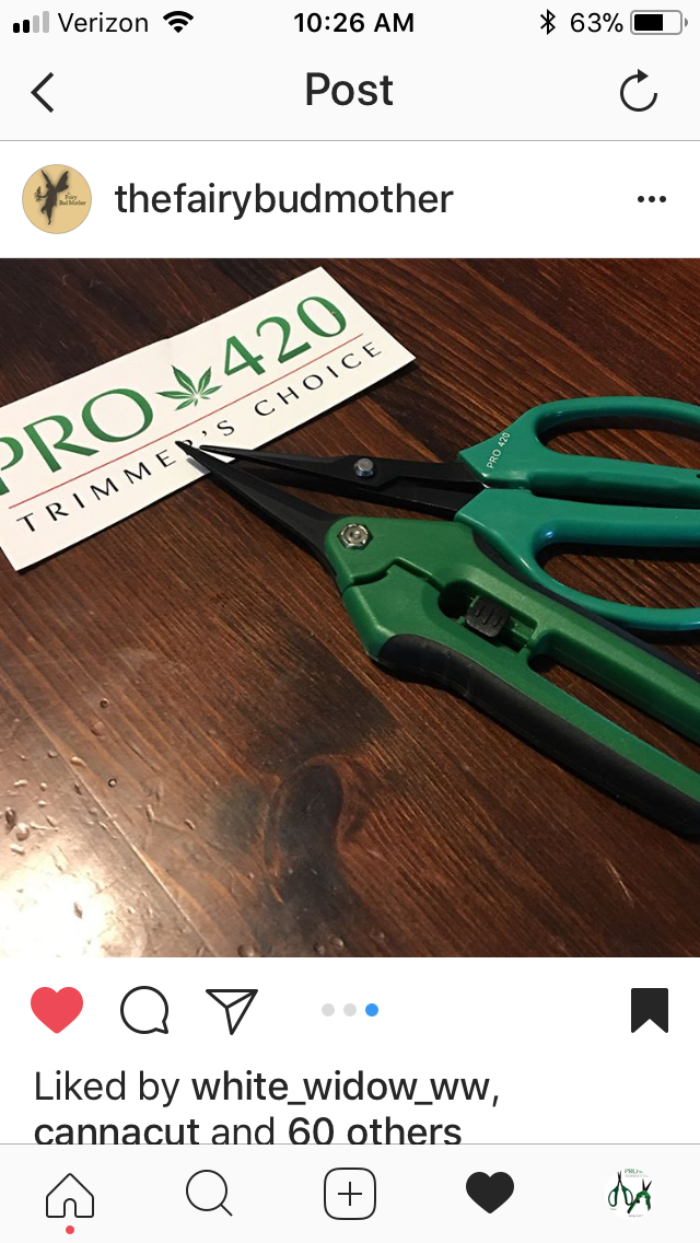  PRO 420 Trim Kit (Spring Loaded Scissors, Bonsai Scissors,  Cleaning Solution) Bud Trimming : Patio, Lawn & Garden