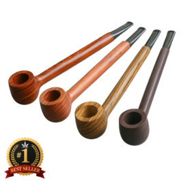 5.5″ Exotic Wood Pipe-L37 MOROCCAN- Handcrafted Smoking pipe with mouthpiece