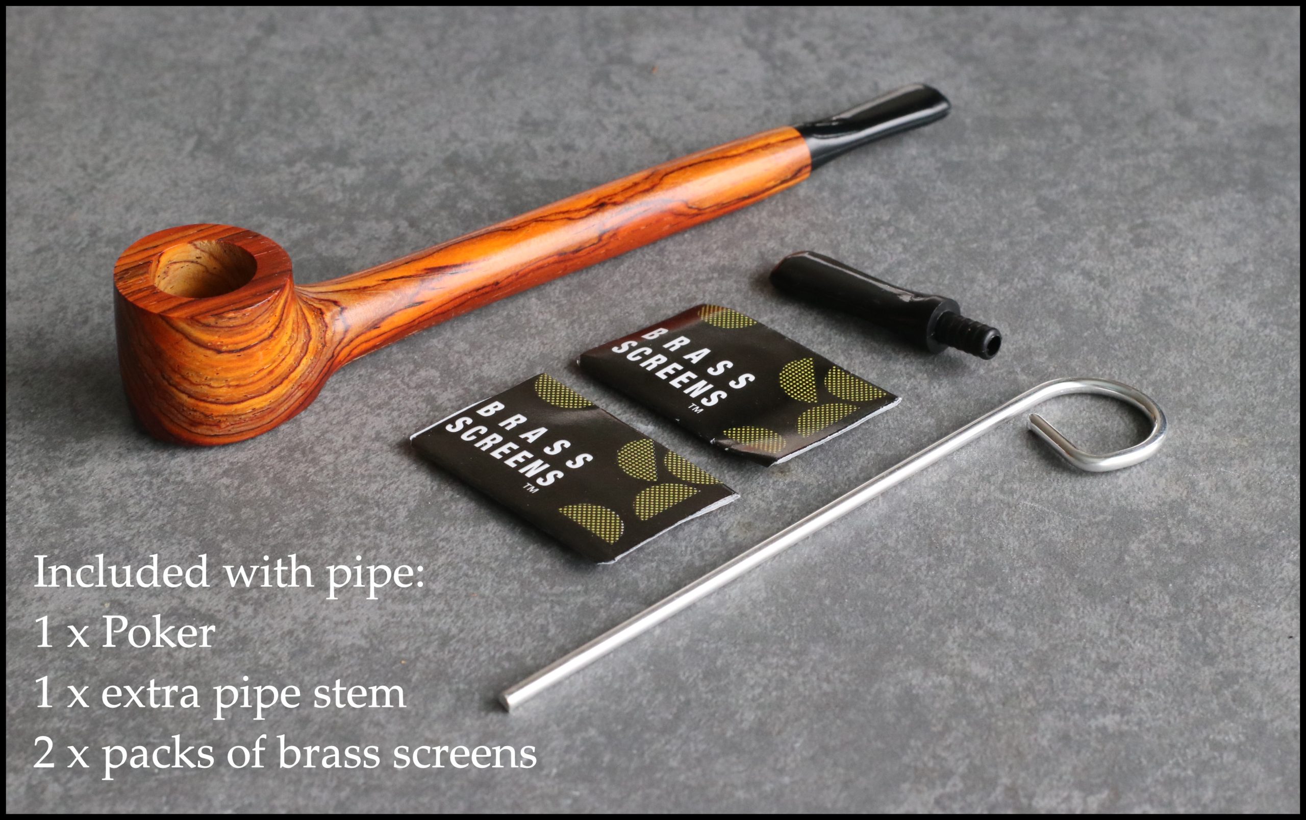 5.5 Exotic Wood Pipe PRO 420 Smoke Shop- PRO 420