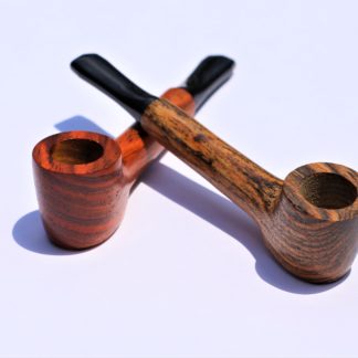 - 3.5 INCHES RIGHT MADE IN USA!! HARDWOOD SMOKING PIPE LIDDED STYLE #R 