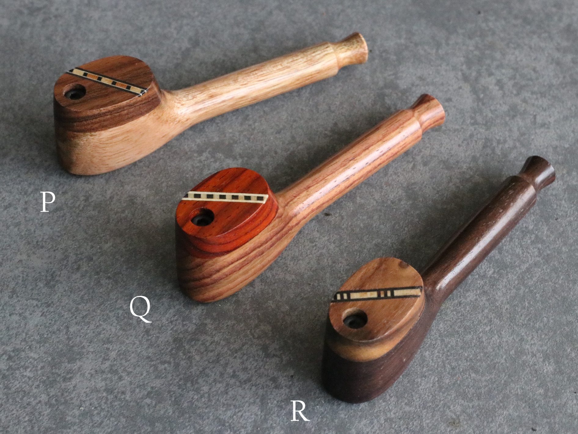 Swivel Lid Wood Pipes