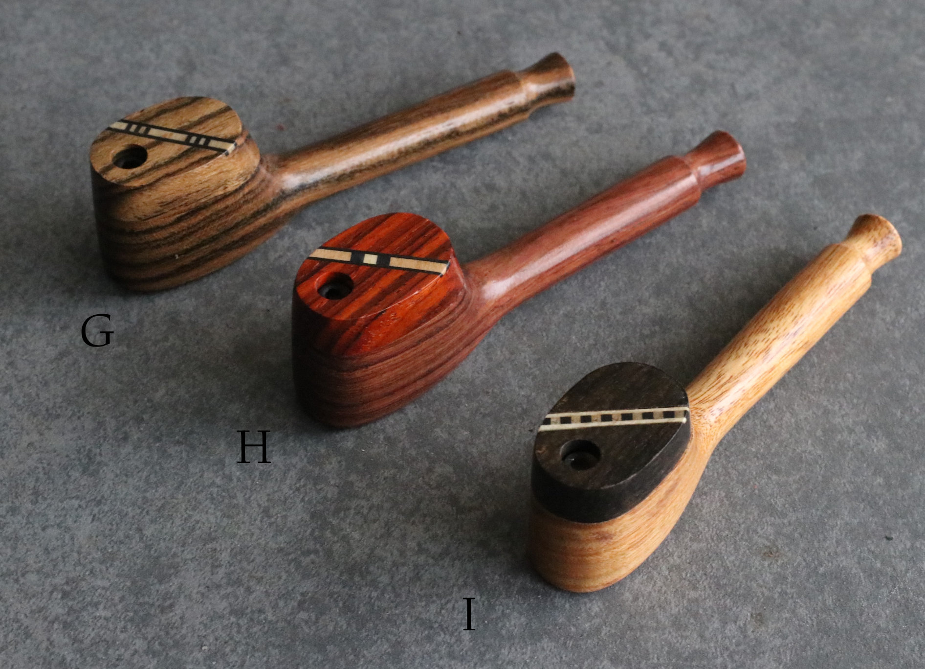 Swivel Lid Wood Pipes