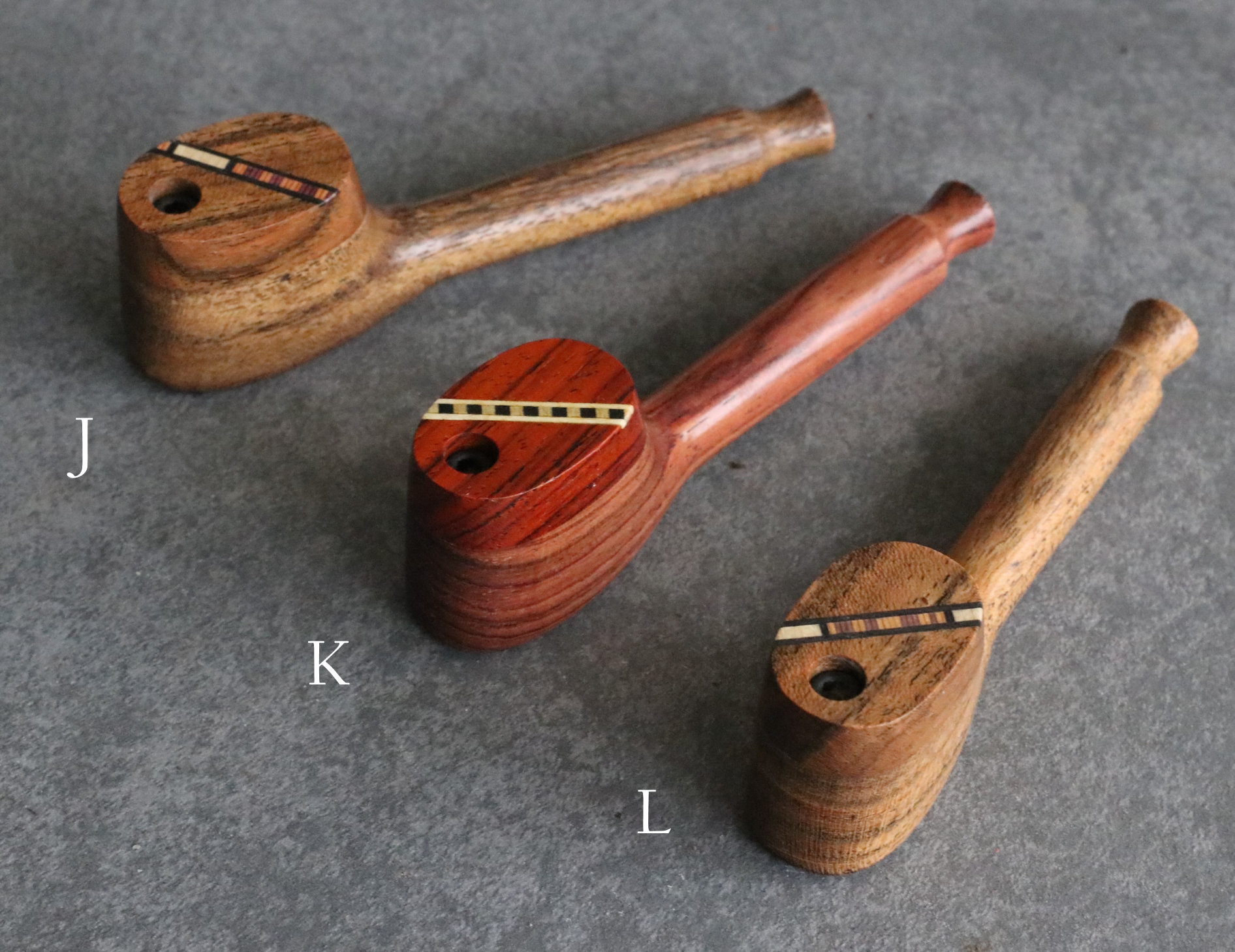 Swivel Lid Wood Pipes