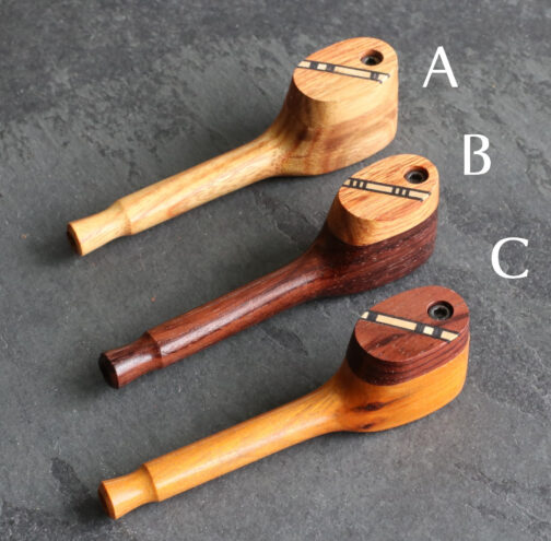 Exotic Wood Smoking Pipe