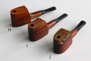 Wood pipe for smoking marijuana