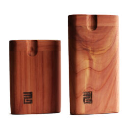 3″ & 4″ Tennessee Cedar Dugouts with One Hitter- American Handcrafted Stash Box