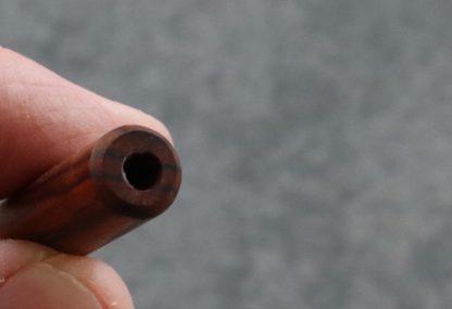 4" Exotic Wood One Hitter Pipes-Crafted Hardwood pipe with brass bowl - Image 7