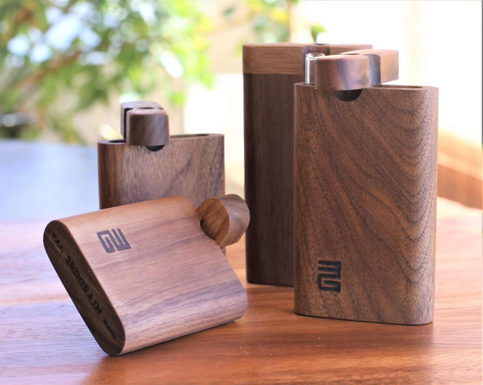 Futo Walnut Grinder & One Hitter PRO 420 Smokeshop - PRO 420