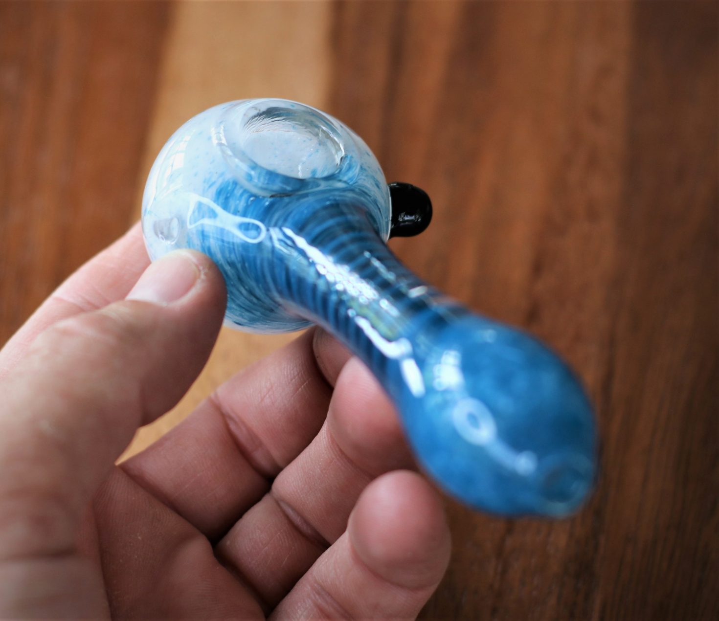 14cm Lenght Spiral Glass Pipes Smoking Tobacco Pipe Glass Pipe With Metal  Dry Herb Bowl Hand Spoon Pipes For Smoke Pieces From Penny1688, $1.25