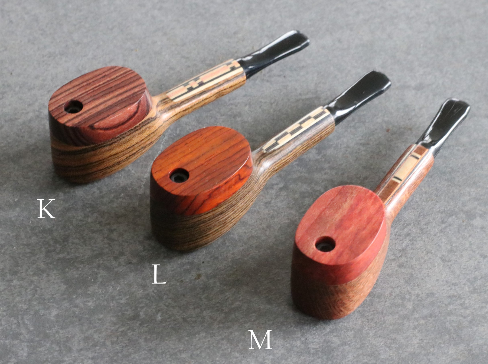 Small Wood Pipe with Lid from The Mill