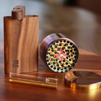 Wood Dugout- Herb Grinder- One Hitter Pipes