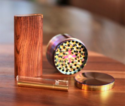Wood Dugout- Herb Grinder- One Hitter Pipes