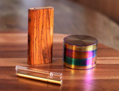 Wood Dugout- Herb Grinder- One Hitter Pipes