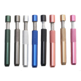3″ Self Eject One Hitter Pipe-Spring Loaded Cleaning System-Zero Ash