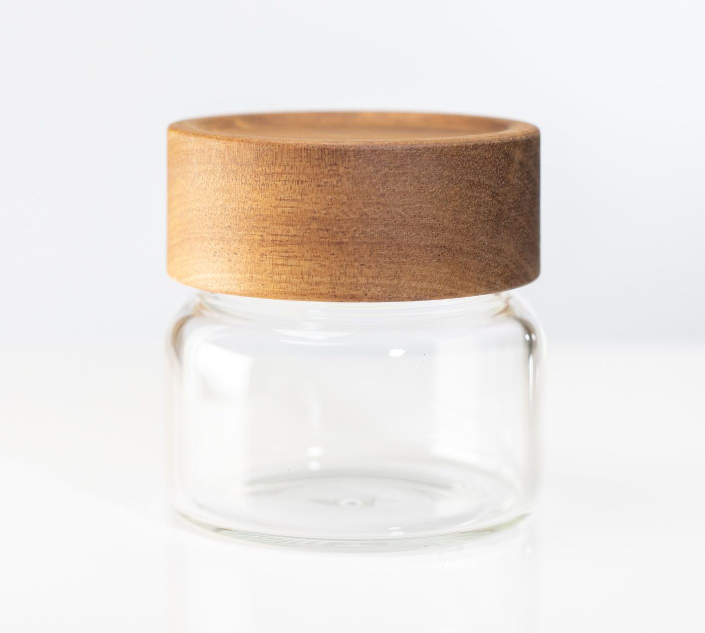 Glass Stash Jar with bamboo Lid PRO 420 - PRO 420