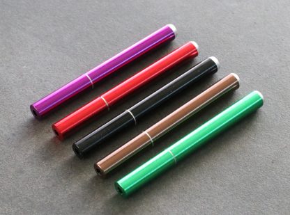 3" Metal One Hitter Pipes- Sleek, Stylish & Smooth- in 5 Colors-Poker for Cleaning Included - Image 2