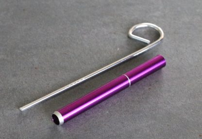 3" Metal One Hitter Pipes- Sleek, Stylish & Smooth- in 5 Colors-Poker for Cleaning Included - Image 6