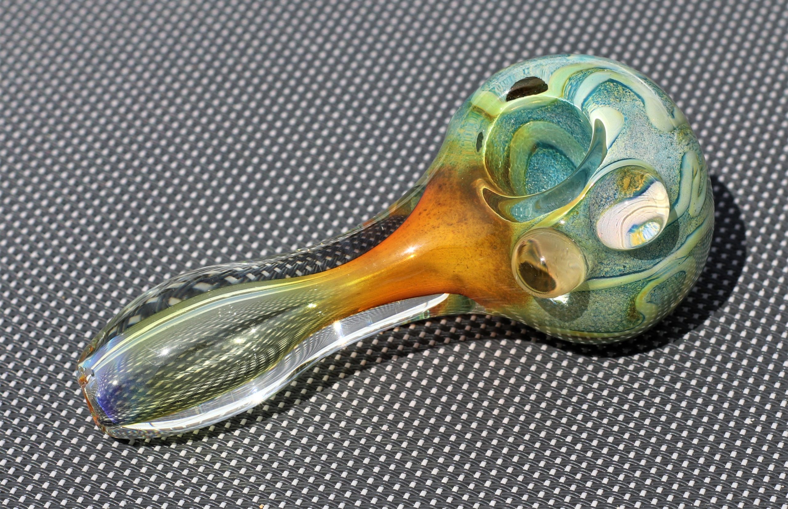 Multicolor GP-420 Glass Smoking Pipe, Size: 4 Inch at Rs 100.04