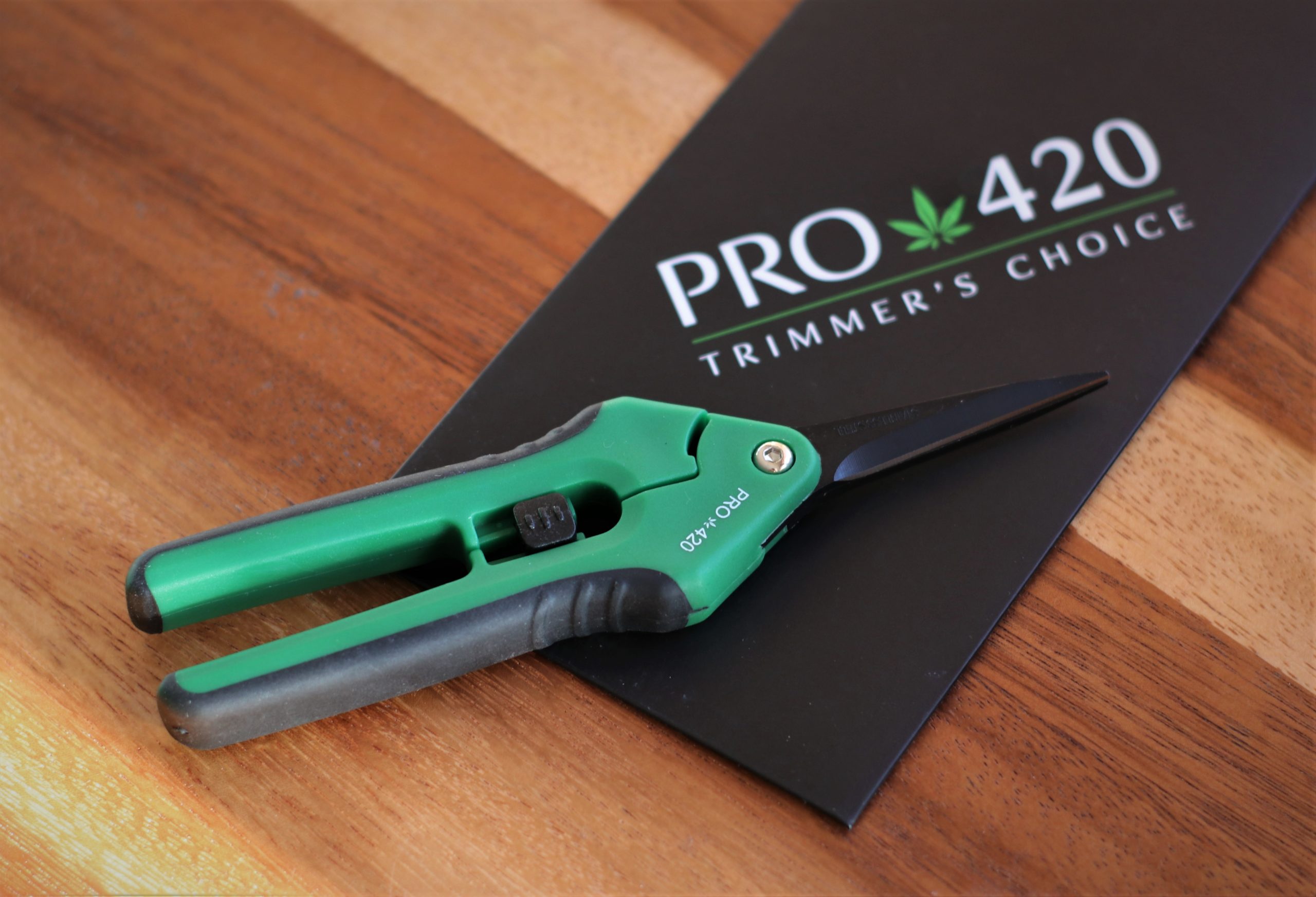 PRO 420 Bud Trimming Scissors-2 PACK-Spring Loaded & Bonsai Scissors for  Harvest