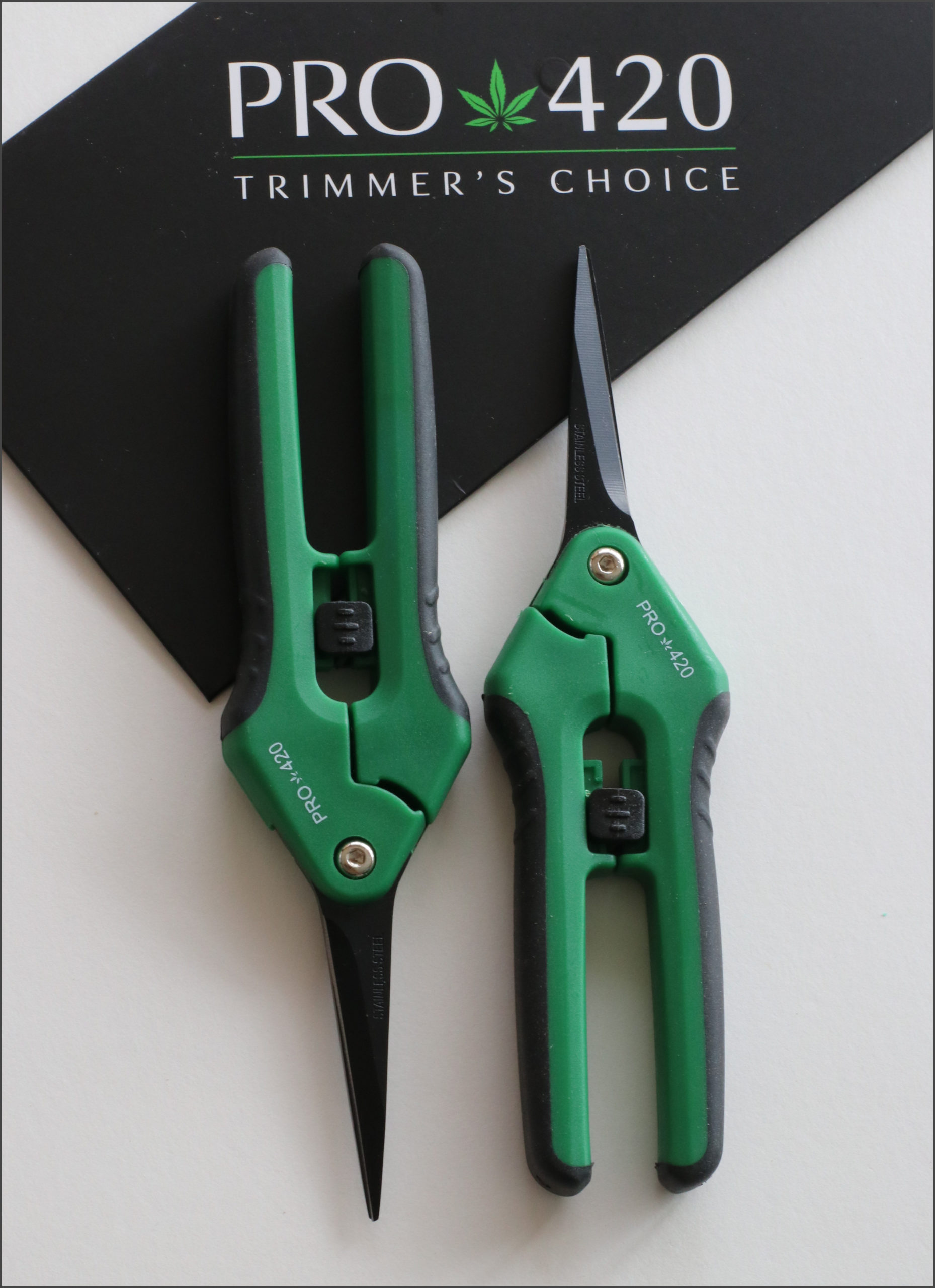 PRO 420 Spring Loaded Scissors Trimmer's Choice- 6 Pack PRUNING/TRIM/HARVEST
