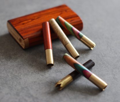 2" Wood & Brass One Hitter Pipes - Image 3