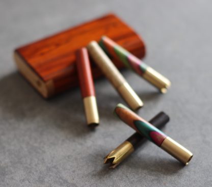 2" Wood & Brass One Hitter Pipes - Image 5