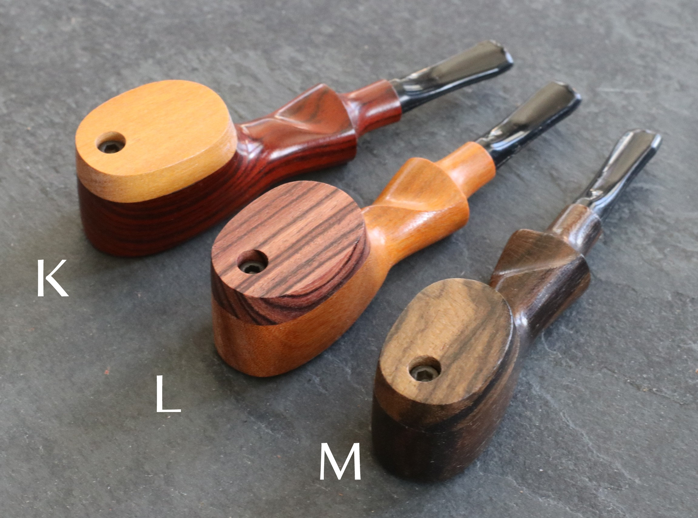 Exotic Wood Swivel Lid Pipes