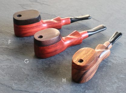 L-34 Exotic Wood Swivel Lid Pipes