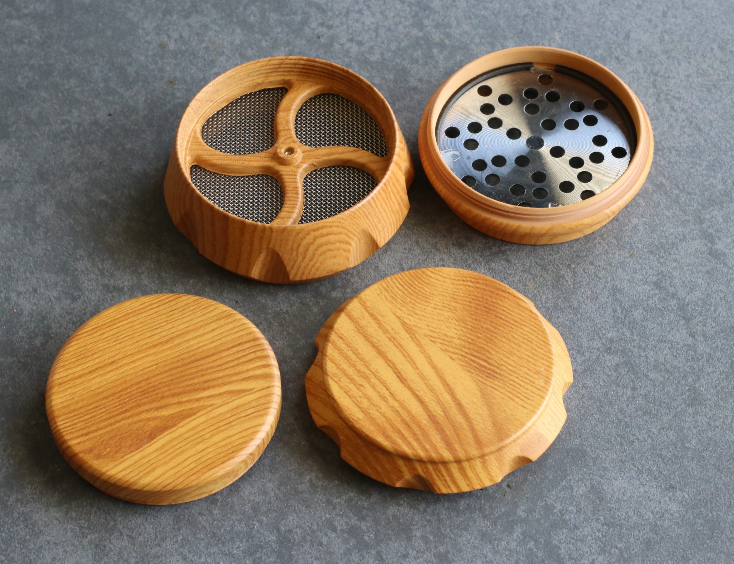 Dry Herb Grinder Cannabis Crusher - Meranti Wood Exterior, Shop Today. Get  it Tomorrow!