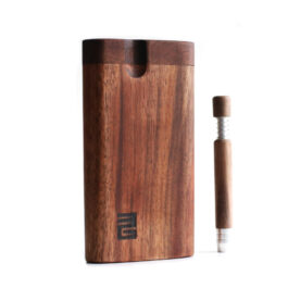 4″ Black Walnut Dugout & Spring Loaded Walnut One Hitter-Perfect Match