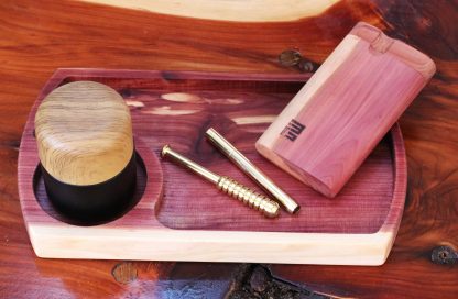 Cedar Rolling Tray & Accessories