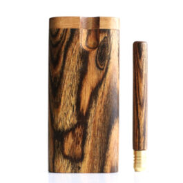 Bocote Wood Dugout & One Hitter- Matching pipe and stash box- 1st Class
