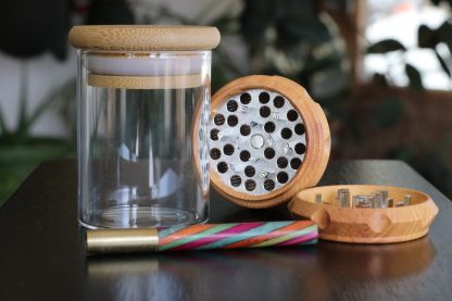 Stash Jar & Grinder Gift pack