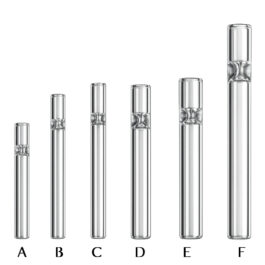 Glass One Hitter Pipes- All Sizes Available