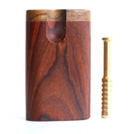Cocobolo Dugout & Brass One Hitter- One of a Kind Dugout