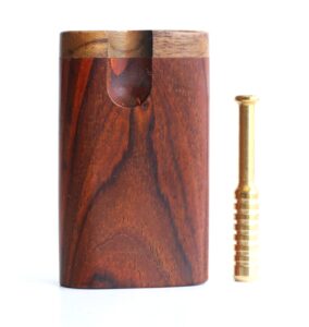 Cocobolo Dugout & Brass One Hitter- One of a Kind Dugout