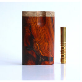 Cocobolo Dugout & Brass One Hitter- One of a Kind Dugout