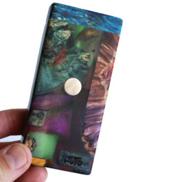 Galaxy Burl Futo Stash Box- Out of this World Wood Dugout- 4″ Burled Wood- Best Quality